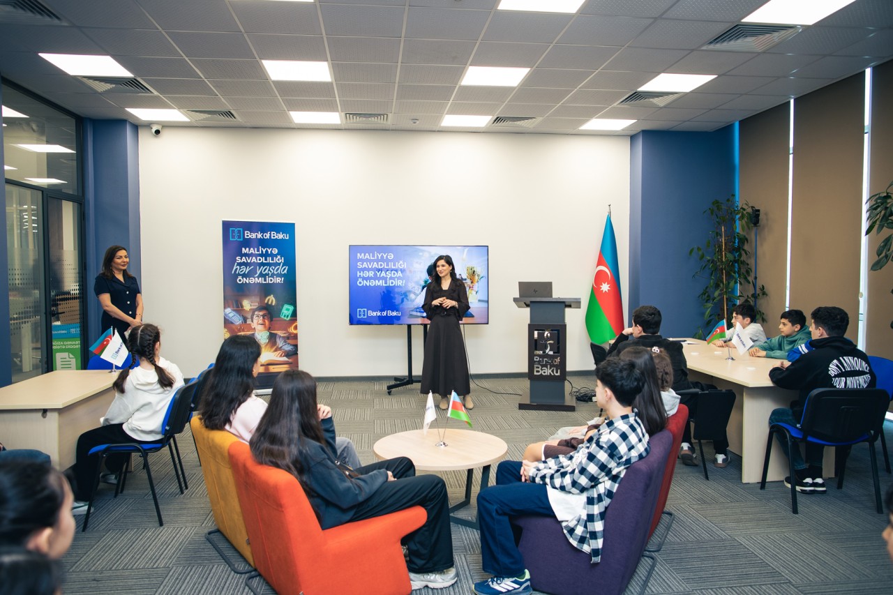 "Bank of Baku"da maliyyə savadlılığı günü - FOTOLAR